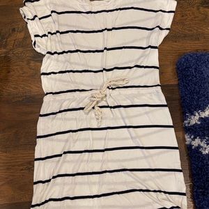 Striped Navy Dress